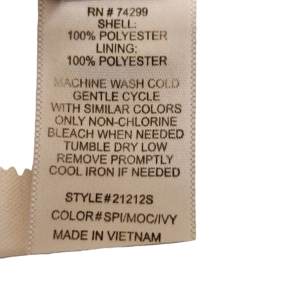 Sweet  Storm orange white beige short sleeve lined mini dress - Picture 5 of 9